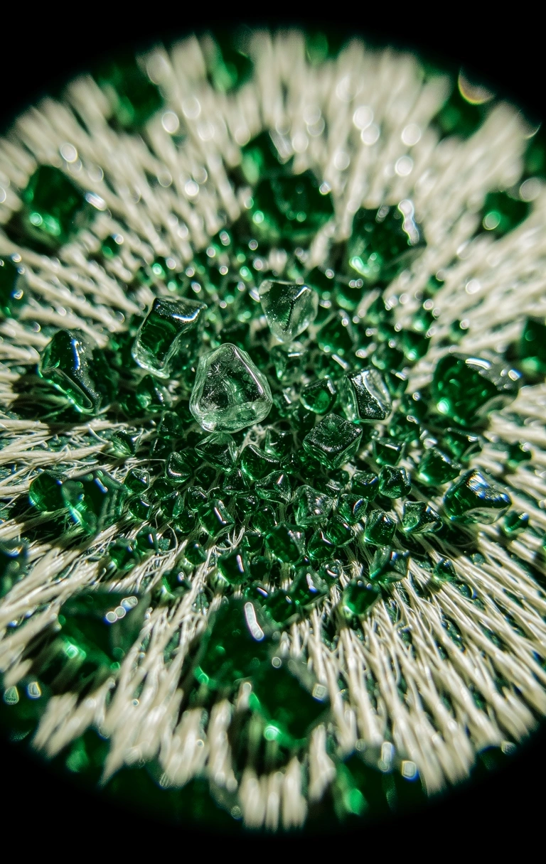 Refracted biological texture